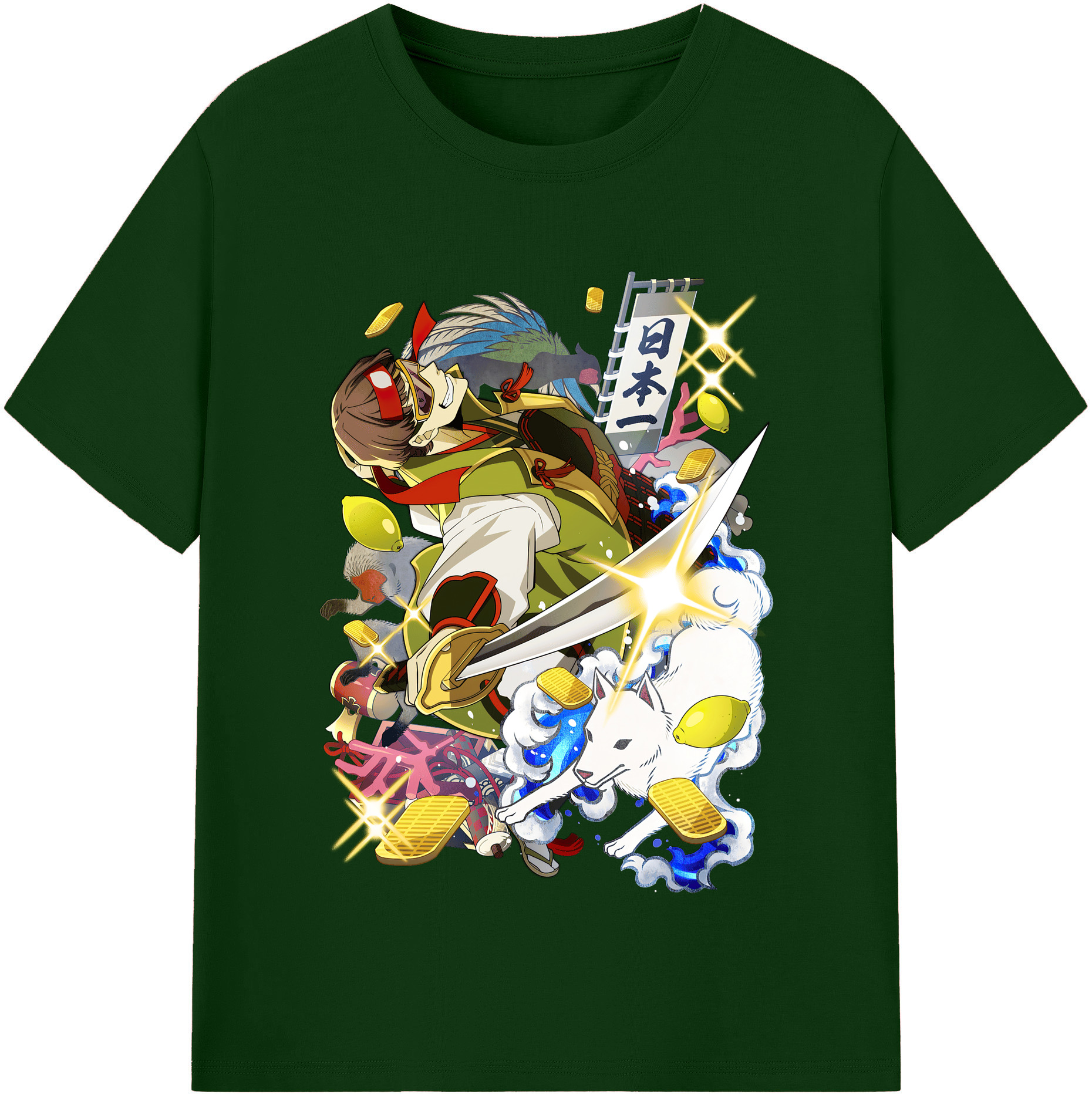 （画像用） 文豪ストレイドッグス Bungo Stray Dogs 綿100％半袖Tシャツ（フロントプリント）